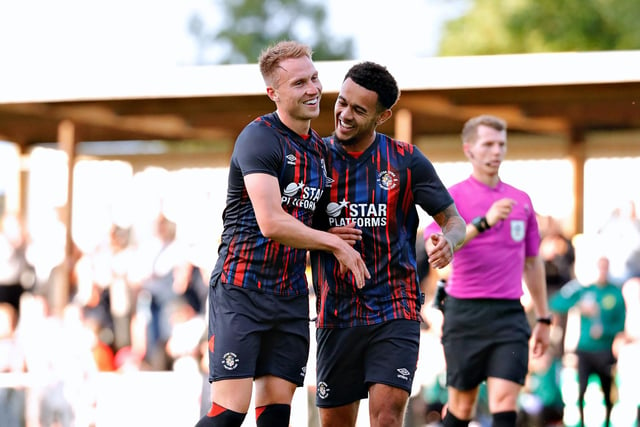 Given his first run-out during Luton's opening pre-season friendly at Hitchin Town and was on target early in the second half, with a clinical finish from Harry Cornick's pass. Less said about his penalty in the closing stages the better though.