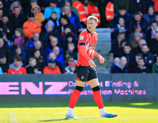 Cauley Woodrow scored as Luton beat Rotherham 2-0 this afternoon