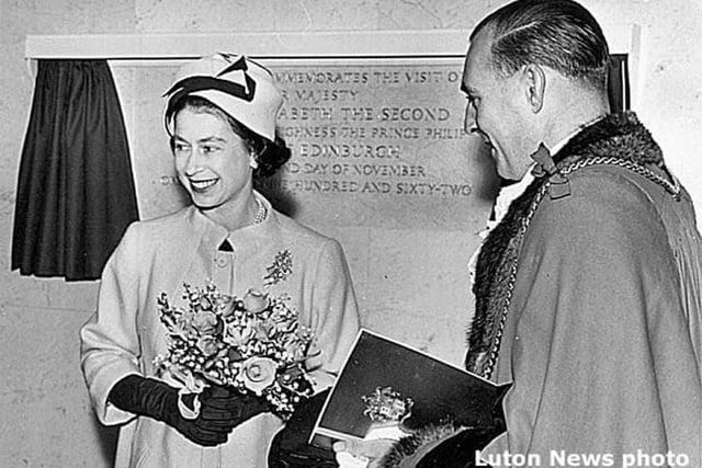 In November 1962 the Queen toured the recently opened Luton Central Library