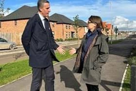 Andrew Selous MP with housing minister Rachel Maclean