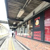 Kimbo Caffe at Luton rail station had closed due to a leaking roof