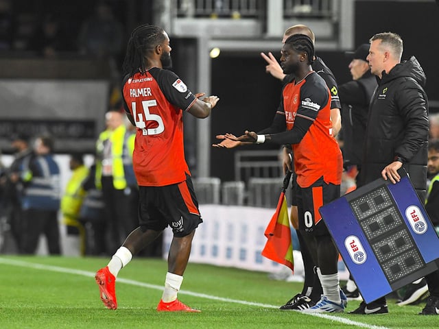 With Palmer beginning to tire due to the impressive shift he put in, Kodua was called upon to take on the attacking midfield role for the final 15 minutes. Got stuck into the task in front of him as he almost helped Town burst through again in the final stages, but 2-0 was enough.