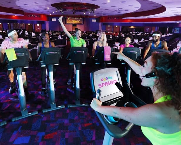 And now for something completely different - Spingo! Play traditional bingo while working out at the same time - a novel concept introduced by Mecca Bingo