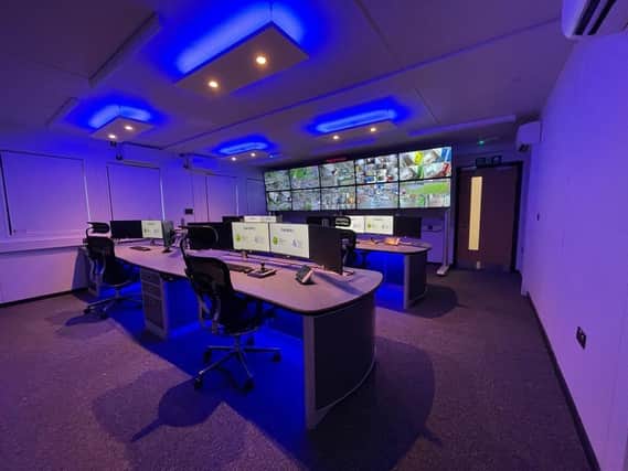 The council's CCTV room. Picture: Central Bedfordshire Council
