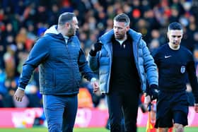Luton boss Rob Edwards and Bolton manager Ian Evatt have paid their respects to Bolton supporter Iain Purslow - pic: Liam Smith
