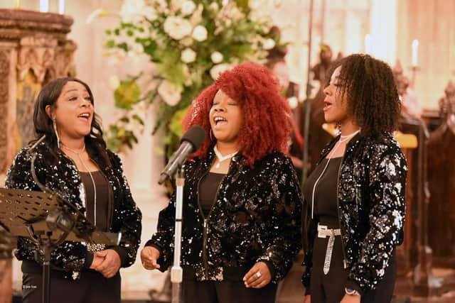 Voices with Soul sang a deeply moving acapella version of Amazing Grace at the Lord-Lieutenant's annual service of thanksgiving