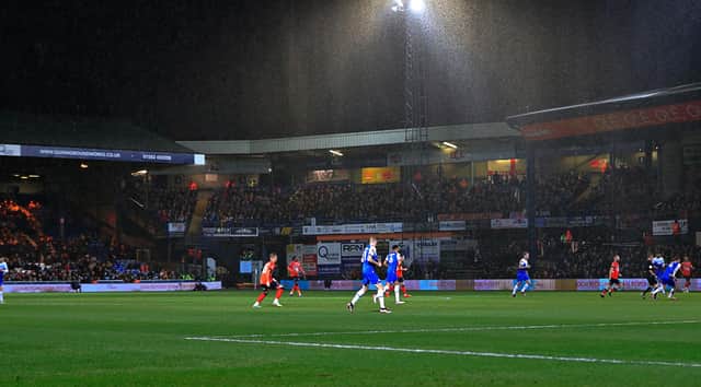 Luton have been chosen as the live international broadcast next month