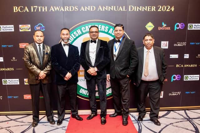 President Oli Khan MBE with community leaders attending the BCA awards ceremony.