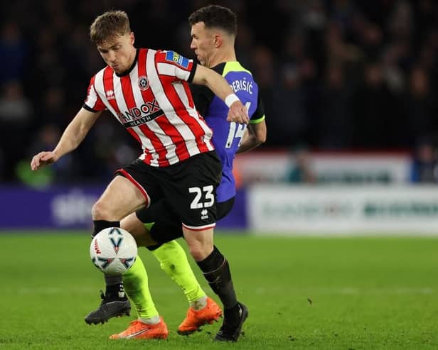 Sheffield United midfielder Ben Osborn is out of this weekend's clash against Luton