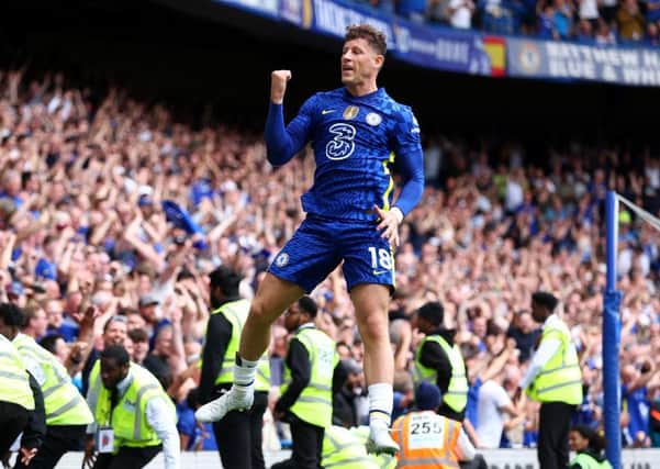 Chelsea's Ross Barkley celebrates after scoring their side's second goal during the Premier League match against Watford at Stamford Bridge last year. (Photo by Clive Rose/Getty Images)