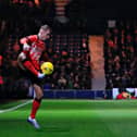 James Bree controls the ball against Wigan on Saturday
