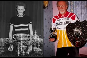 Frank with this trophies. Picture: Alex White