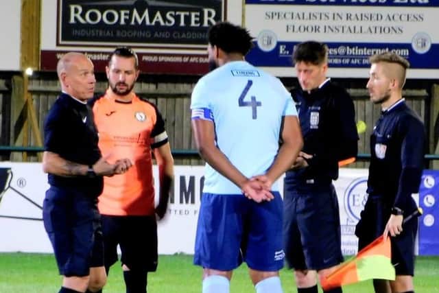 AFC Dunstable were beaten in the FA Trophy at the weekend - pic: Kayleigh Shaw
