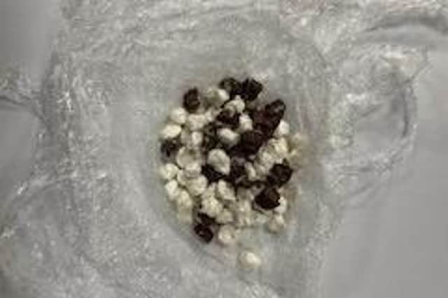 Wraps of drugs were found in the raid. Picture: Beds Police