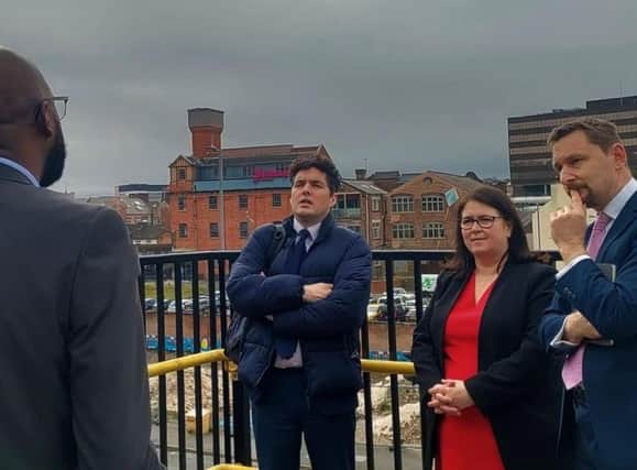 Rachel Hopkins MP met with Rail Minister Huw Merriman