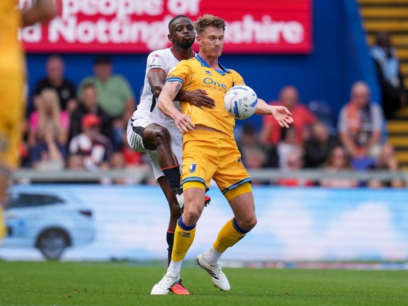 Never once displayed the kind of dominance that Town fans are used to, as he was dominated by the imposing Smith throughout the afternoon, the Stags forward winning the aerial battle with ease to ensure Mansfield were able to keep the Hatters under the pump for the first hour. Had the most touches of the ball which showed how little Luton were able to get at their opponents, as although the centre half made the most defensive contributions, it always felt like he was second best on the day, with the visitors' defensive collectively falling apart. One header that was easy for home keeper Roberts, he tasted defeat in the league for the first time when starting a game for the Hatters.