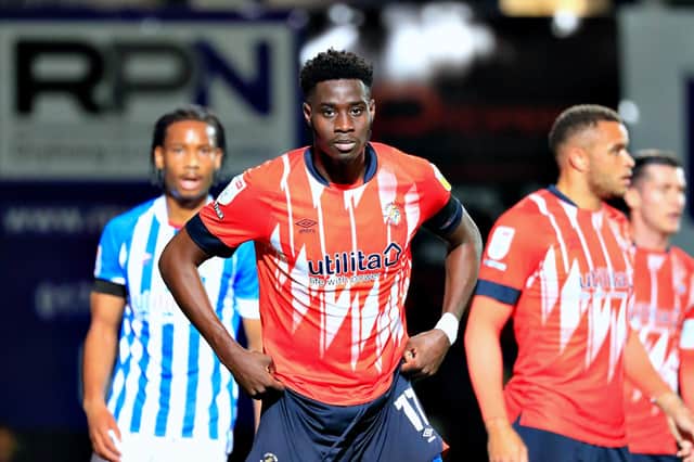 Town striker Elijah Adebayo