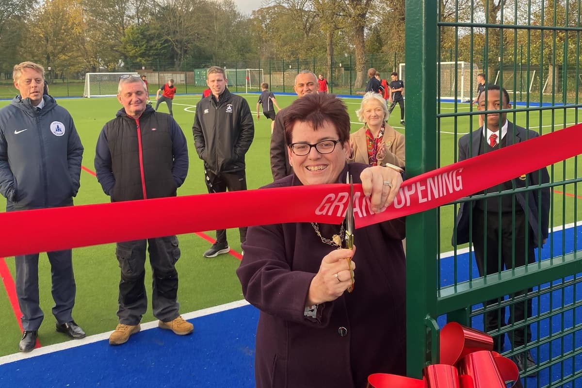 Dunstable Dunstable school celebrates opening of state-of-the-art new games area