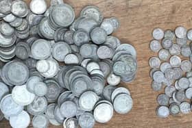 Collection of Pre 47 Silver including Half-Crowns, Florins, Shillings, Sixpence and Threepence sold for £340. PIC: Hanson Ross