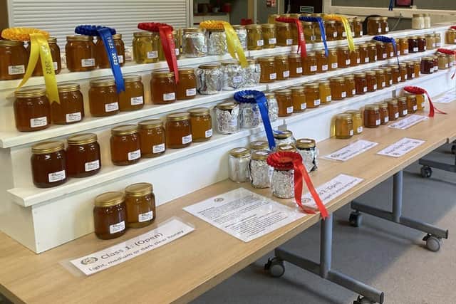 Honey Show exhibits