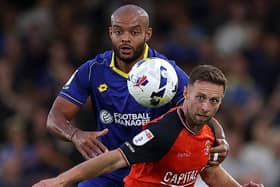 Hatters midfielder Jordan Clark was on target at the weekend - pic: Justin Setterfield/Getty Images