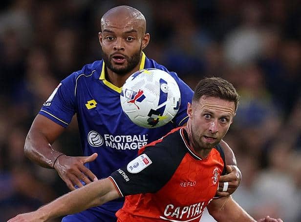 Hatters midfielder Jordan Clark was on target at the weekend - pic: Justin Setterfield/Getty Images