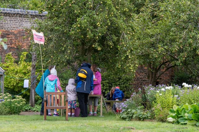Children adore bug hunts at Luton Hoo Walled Garden. Searching for interesting creepy crawlies keeps them interested and amused for hours
