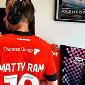Matty in his studio. (Picture from Matty Ram)