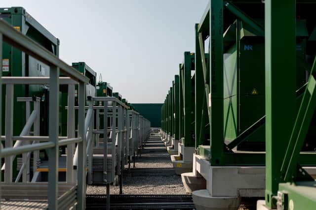 File photo of a battery energy storage system. Picture: Sam Bush/Statera Energy