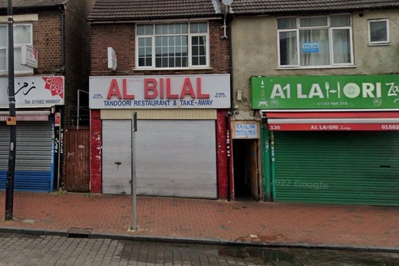 Al Bilal  at 132 Dunstable Road was given a rating of four on December 13