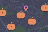 Trick or treat map, Luton