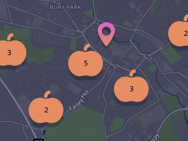 Trick or treat map, Luton