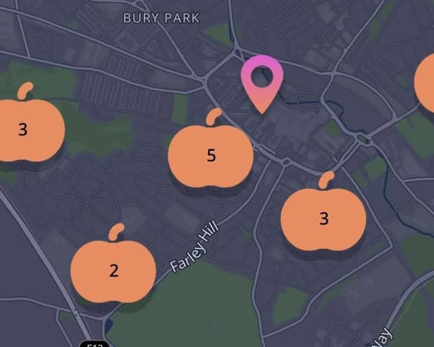 Trick or treat map, Luton