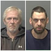 L to R: Paul Mitchell, Glen Ratcliffe and Darren Smith. Pictures: Bedfordshire Police