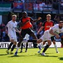 Winner: Kasey Palmer make it 2-1 to Luton against Barnsley on Saturday - pic: Charlie Carter / PRiME Media Images