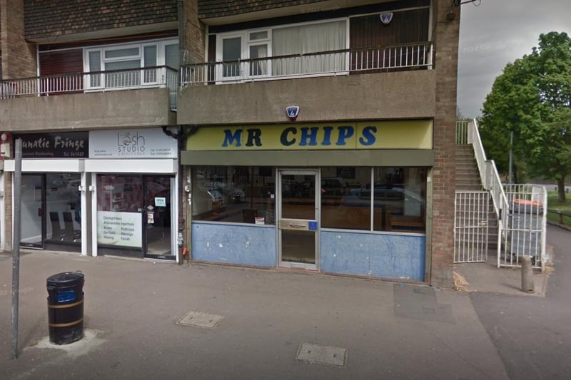 On November 22, Mister Chips at 2 Hillborough Crescent, Houghton Regis was given a score of 1.