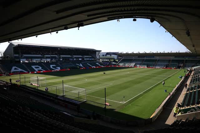 Luton were beaten by Plymouth this afternoon - pic: HENRY NICHOLLS/AFP via Getty Images