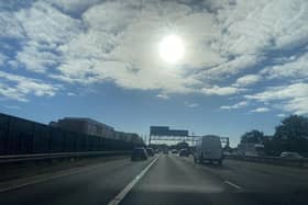 The M1 near Luton. Picture: Olivia Preston