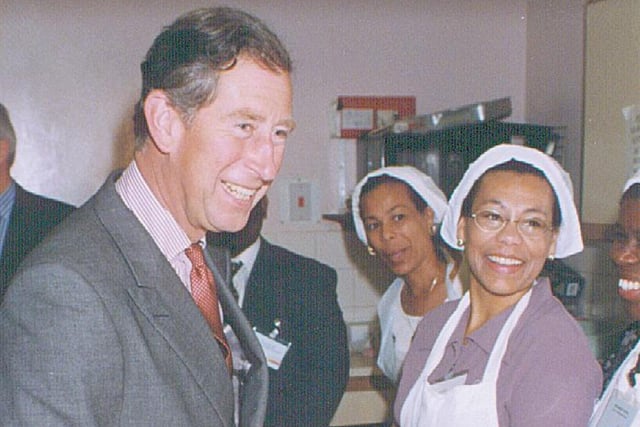 All smiles for Prince Charles