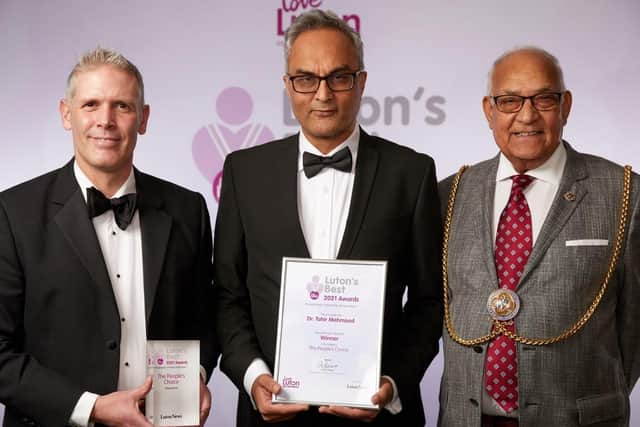 Luton's Best 2021 People's Choice winner Dr Tahir Mehmood