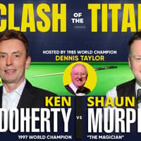 Snooker world champions Ken Doherty and Shaun Murphy to face off in Dunstable