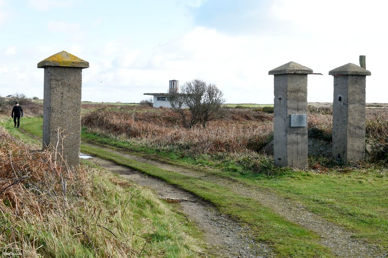 The gate posts to SS Lager Sylt.