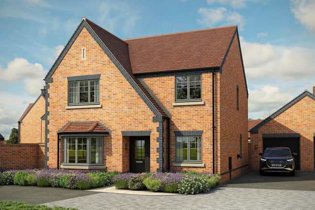 Zero carbon ready homes near a 292-acre nature reserve and lake ready for off-plan sale, like this four-bedroom Harcourt