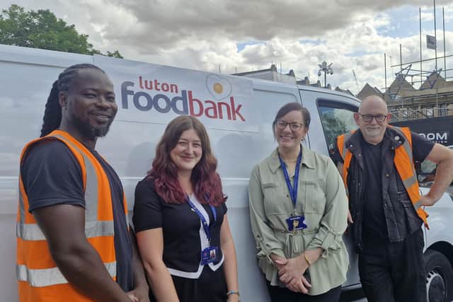 Frasers Plus Luton work closely with Luton Foodbank