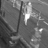 CCTV images of men the police want to talk to. Picture: Bedfordshire Police