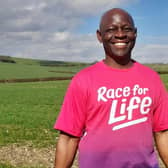 Kizi Kamasho was diagnosed with stage 4 male breast cancer and is inspiring Race for Life supporters