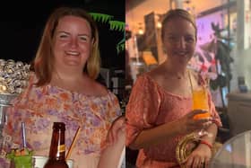 Kirbie before and after her weight loss. Images: Slimming World