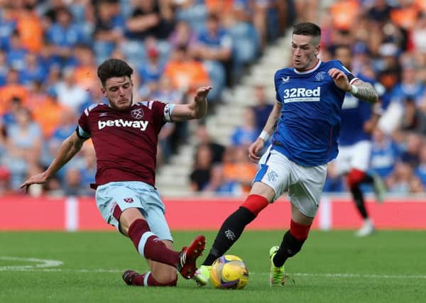 Luton could find themselves up coming against West Ham's England international Declan Rice this afternoon