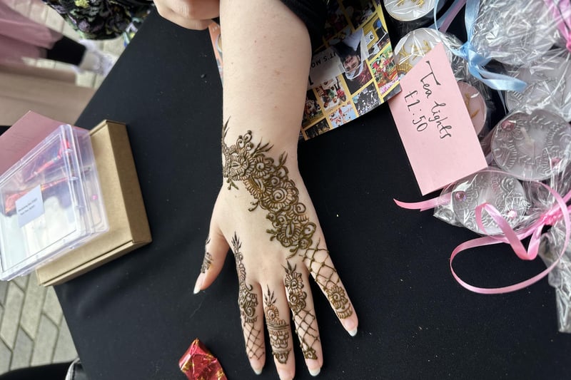 Activities at 1Eid's Festival included henna and face painting