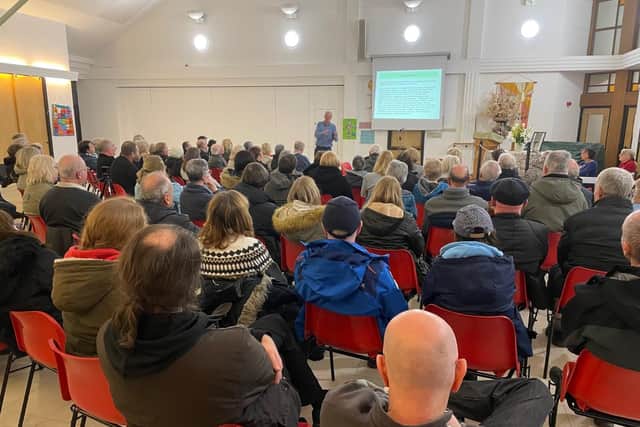 Around 100 people turned out for the meeting last week